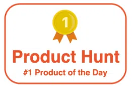 Product of the day on Product Hunt